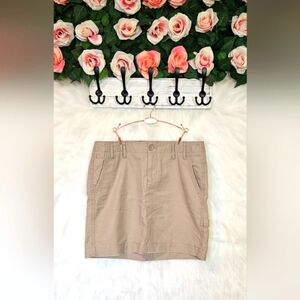 GAP Classic Y2K Khaki Mini Skirt
